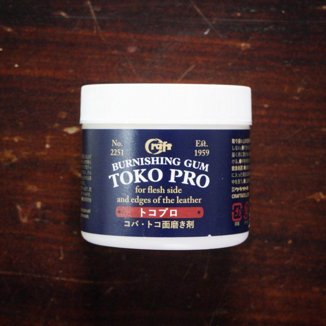 Toko Pro Leather Burnishing Gum 100g (for flesh side and edges of